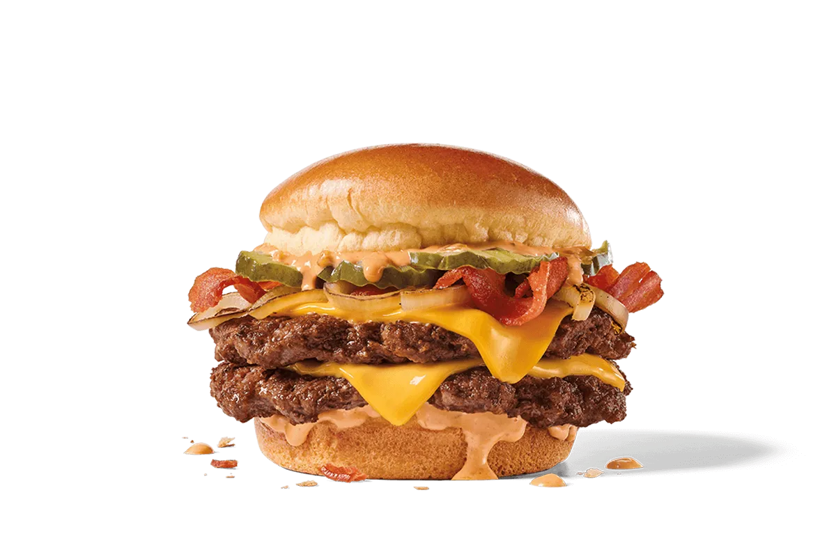 Classic Smashed Jack burger with smashed beef patty and cheese