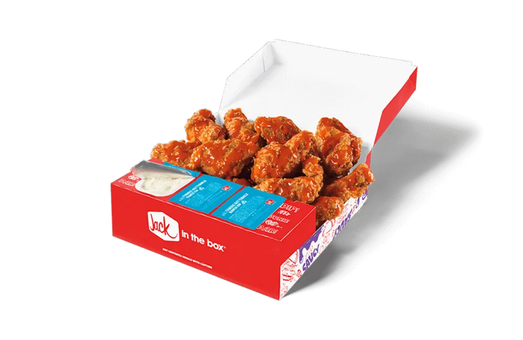 Jack In The Box 12pc Buffalo Crispy Chicken Wings