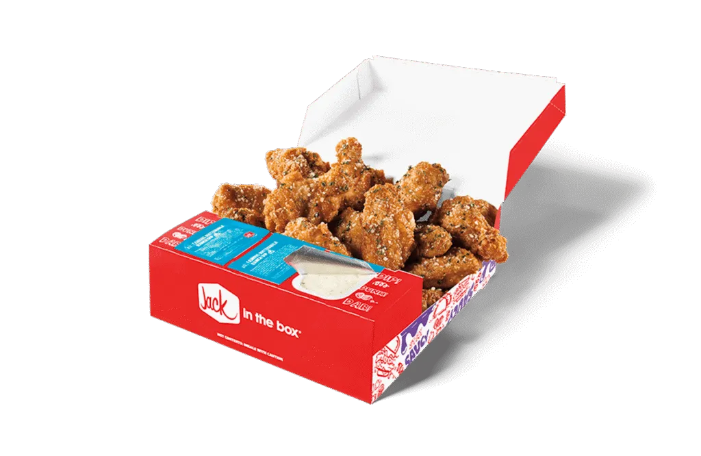 Jack In The Box 12pc-Garlic Parmesan Crispy Chicken Wings