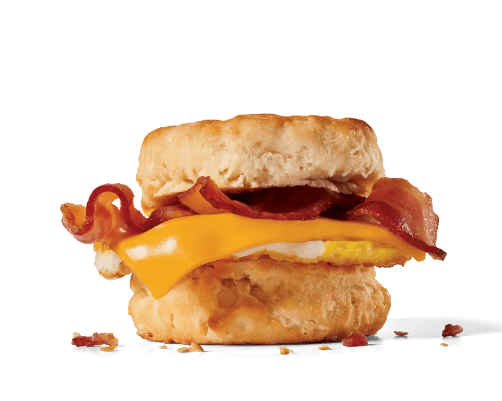Jack In The Box Bacon Egg & Cheese Biscuit