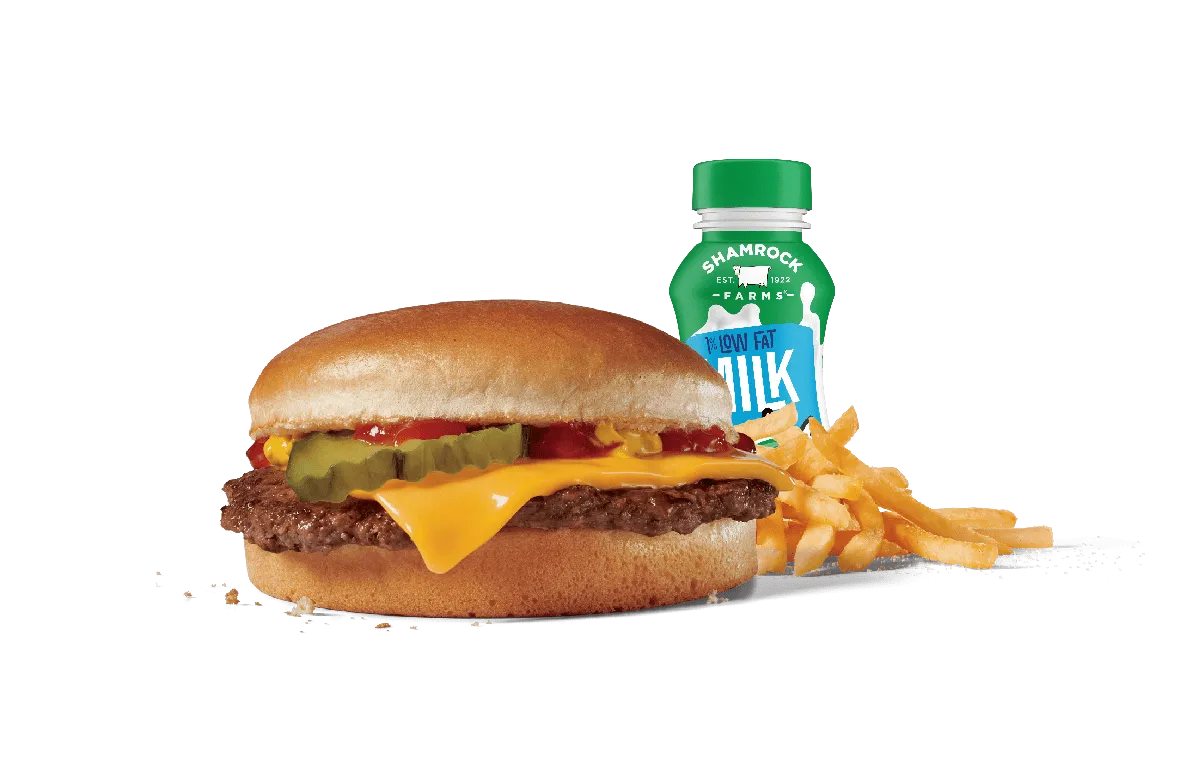 Jack In The Box Jr. Cheese Burger Combo