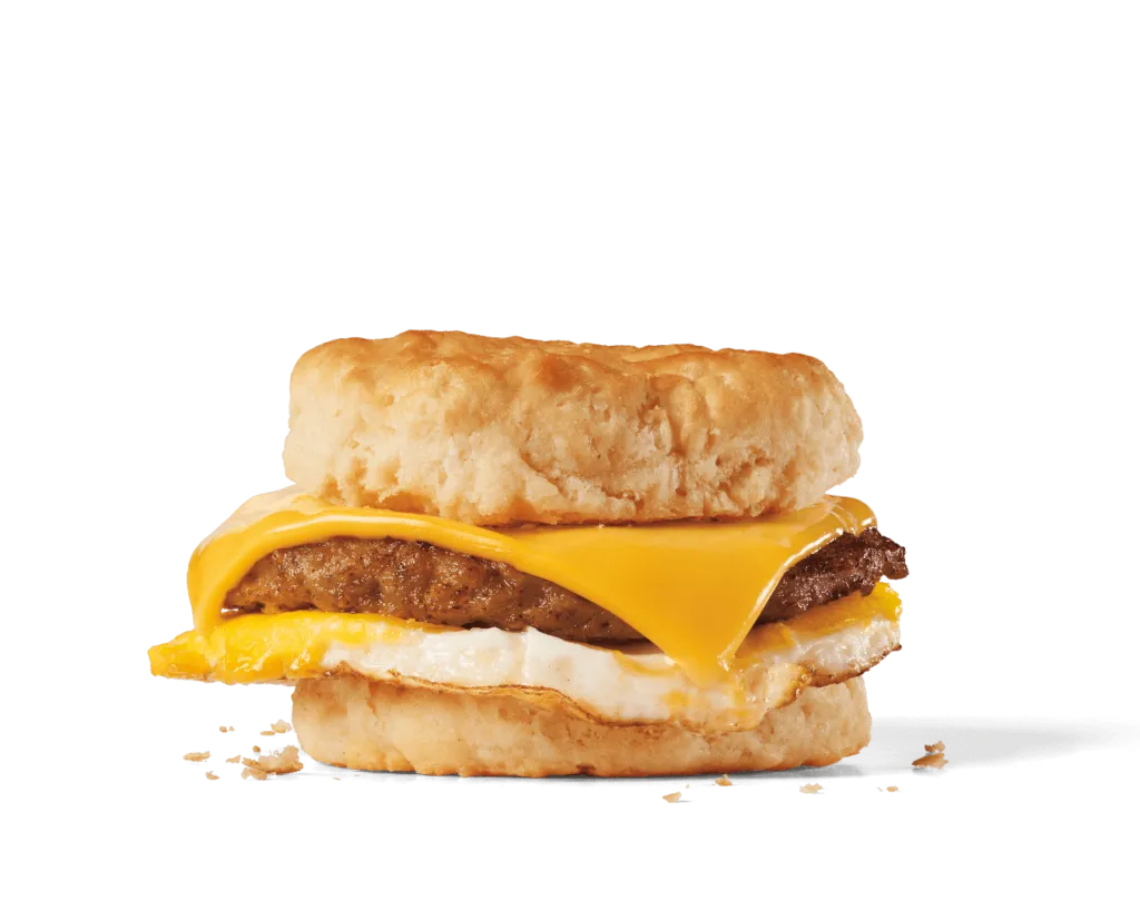 The Box Sausage Egg & Cheese Biscuit